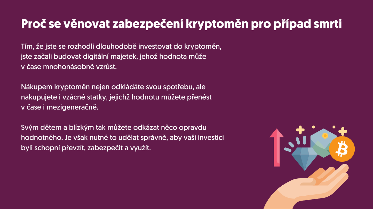 Dědění kryptoměn od A do Z