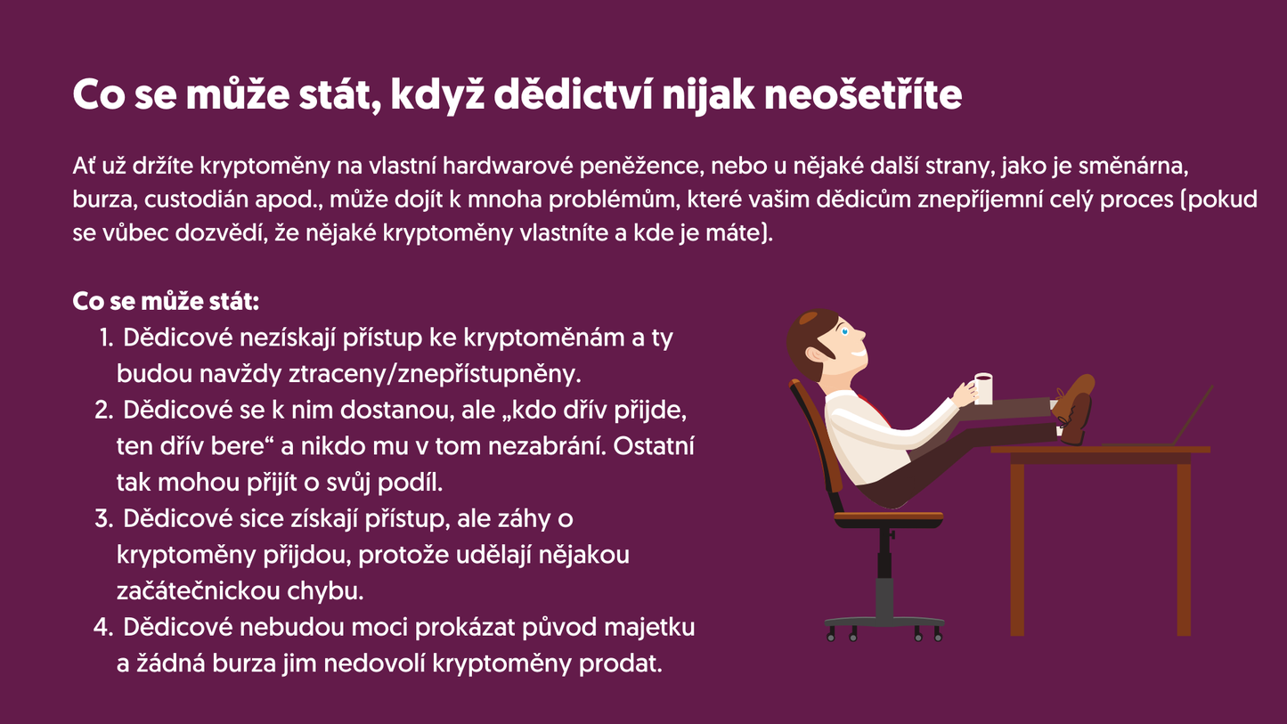 Dědění kryptoměn od A do Z